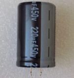 Електролітичний конденсатор 220uF 450V 105C ( 220мкФ 450В 105град , 220*450*105гр ) жорсткі виводи 25*35 мм - Зображення 4