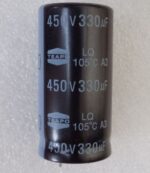 Електролітичний конденсатор 330uF 450V 105C ( 330мкФ 450В 105град , 330*450*105гр ) жорсткі виводи 25*50мм - Зображення 3