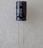 Електролітичний конденсатор 680uF 35V 105C ( 680мкФ 35В 105град , 680*35*105гр ) 10*17мм