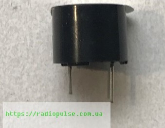 izluchatel-zvuka-bez-generatora Випромінювач звуку з генератором 12х9.5мм 12V - Зображення 1