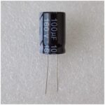 Електролітичний конденсатор 100uF 160V 105C ( 100мкФ 160В 105град , 100*160*105гр ) chong 13*21мм