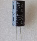 Електролітичний конденсатор 150uF 450V 105C ( 150мкФ 450В 105град , 150*450*105гр ) гнучкі виводи 18*35мм - Зображення 2