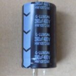 Електролітичний конденсатор 390uF 400V 105C ( 390мкФ 400В 105град , 390*400*105гр ) жорсткі виводи 25*45мм - Зображення 4