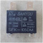 Реле SFK-105DM ( SFK105DM , HF102F-T-5VDC , HF102F-5VDC )(I=20A, U=250V, живлення котушки 5V) - Зображення 2
