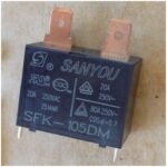 Реле SFK-105DM ( SFK105DM , HF102F-T-5VDC , HF102F-5VDC )(I=20A, U=250V, живлення котушки 5V)