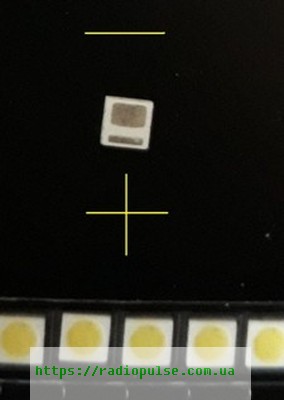 svetodiod-3030-lextar-konka-edison-pt30w45-v1-tip1 Світлодіод 3030 smd EVERLIGHT LEXTAR KONKA EDISON PT30W45 V1 тип1 6V 2W 150-187LM 330mA холодний білий - Зображення 1