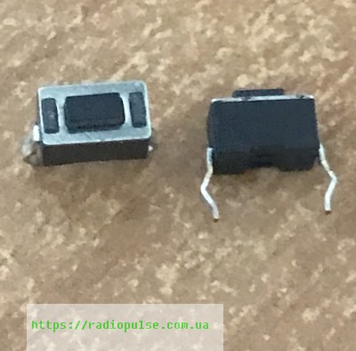 taktovaya-knopka-2pin-6h3mm Тактова кнопка 2pin 6х3мм,шток=1.5мм - Зображення 1