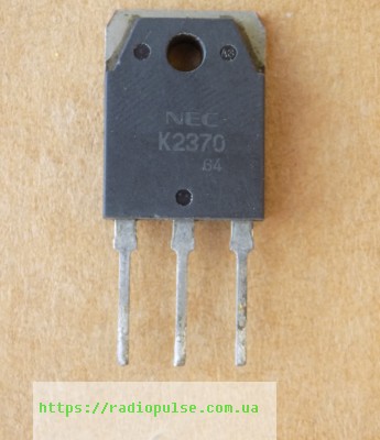 tranzistor-2sk2370 Транзистор 2SK2370 ( K2370 ) оригінал демонтаж(500V,20A), TO-3P - Зображення 1