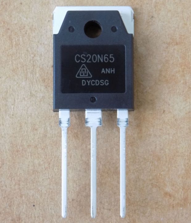 tranzistor-cs20n65-to3p Транзистор CS20N65 оригінал, TO-3P - Зображення 1