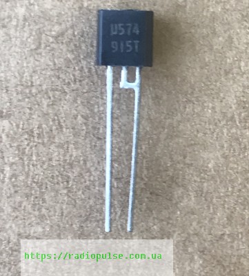 u574 Стабілітрон mPc574J(m574J , Заміна для KA33V) (Uстаб=33V), to92 - Зображення 1