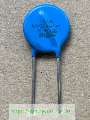 varistor-984 Варистор 14K181 (115V) MYG14-181 - Зображення 1