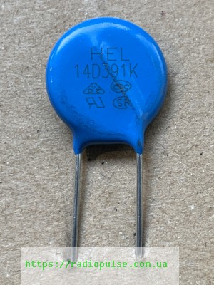 varistor-995 Варистор 14K391 (250V) 14D391K , MYG14-391 - Зображення 1