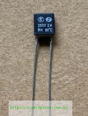 termopredohranitel-2a-250v-90c Термозапобіжник 90°C 2А, 5шт - Зображення 1