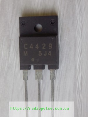 tranzistor-2sc4429 Транзистор 2SC4429 (1100/800V,8A,60W) - Зображення 1