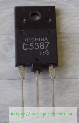 tranzistor-2sc5387 Транзистор 2SC5387 оригінал - Зображення 1
