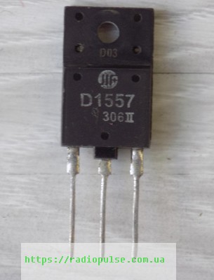 tranzistor-2sd1557 Транзистор 2SD1557 ( D1557 , 3DD1557) оригінал демонтаж (заміна для 2SD2586 , 2SD2580 ) - Зображення 1