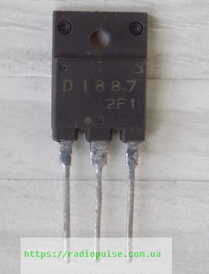 tranzistor-2sd1887 Транзистор 2SD1887 оригінал (Заміна 2SD1884 ) - Зображення 1