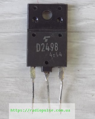 tranzistor-2sd2498 Транзистор 2SD2498 оригінал - Зображення 1