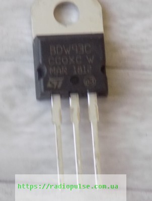 tranzistor-bdw93c Транзистор BDW93C (n-p-n 100V,12A,80W,составний) , TO220 ( 2N6488 ) - Зображення 1