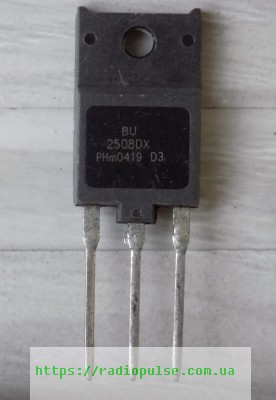 tranzistor-bu2508dx Транзистор BU2508DX оригінал ( BU2508DF , BU508DF ) - Зображення 1