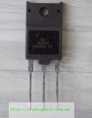 tranzistor-bu2520dx Транзистор BU2520DX оригінал демонтаж ( Заміна для BU2515DX , S2055N ) - Зображення 1