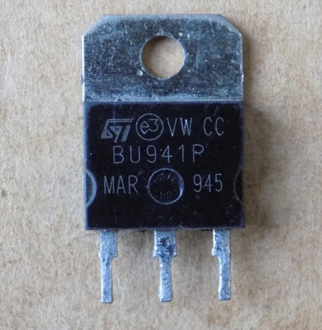 tranzistor-bu941p Транзистор BU941P ( BU941ZP , BU941 ) оригінал демонтаж, TO218 - Зображення 1