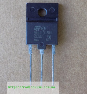 tranzistor-buh1015hi-original Транзистор BUH1015HI оригінал (1500V,14A,70W) ( BUH515 ) - Зображення 1