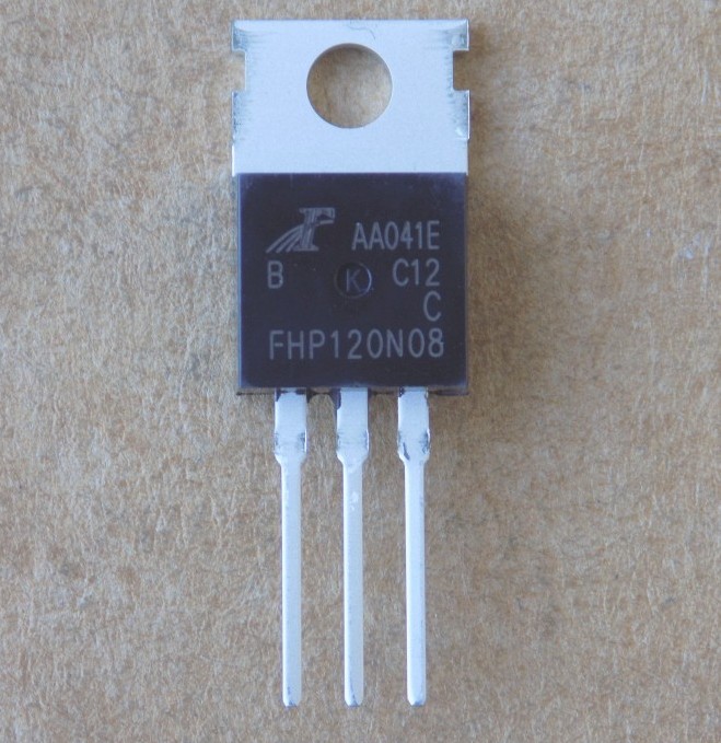tranzistor-fhp120n08 Транзистор FHP120N08 оригінал(80V,120A) , TO220(Заміна для CS120N08 ) - Зображення 1