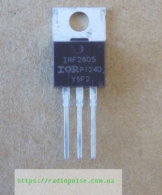 tranzistor-irf2805 Транзистор IRF2805 оригінал (55V,75A),TO220 - Зображення 1