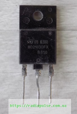 tranzistor-md2103dfx Транзистор MD2103DFX оригінал - Зображення 1