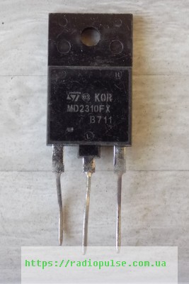 tranzistor-md2310fx Транзистор MD2310FX оригінал ( ST2310HI ) - Зображення 1