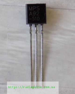 tranzistor-mpsa92-to92 Транзистор MPSA92 , to92 - Зображення 1