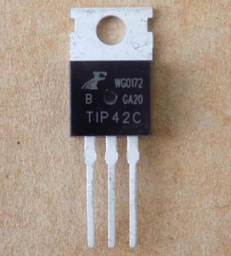tranzistor-tip42c Транзистор TIP42C (p-n-p,100V,6A,65W) , TO220 - Зображення 1