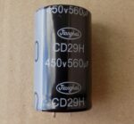Електролітичний конденсатор 560uF 450V 105C ( 560мкФ 450В 105град , 560*450*105гр ) жорсткі виводи 30*50мм