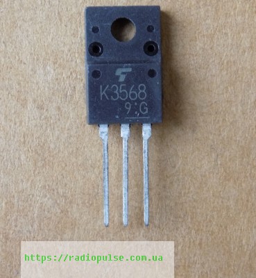 tranzistor-2sk3568 Транзистор 2SK3568 оригінал, TO220F - Зображення 1