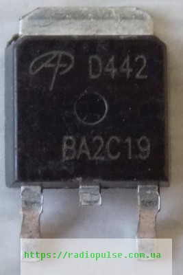 tranzistor-aod442 Транзистор AOD442 ( FQD30N06L ) , D-PAK - Зображення 1