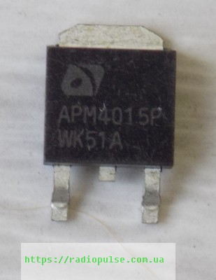 tranzistor-apm4015p Транзистор APM4015P , D-PAK (P5504EDG ) - Зображення 1