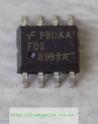 tranzistor-fds8958a Транзистор FDS8958A , so-8 - Зображення 1
