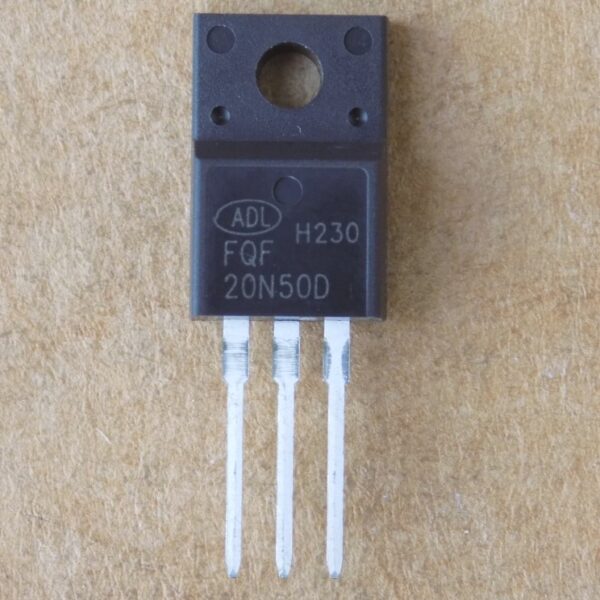 Транзистор FQF20N50D ( FQF20N50DFH , FQF20N50CF )( Заміна для ITA20N50R , HF20N50 , OSF20N50C , PTA20N50A , STP20NM50FP , P20NM50FP ) оригінал, TO220F