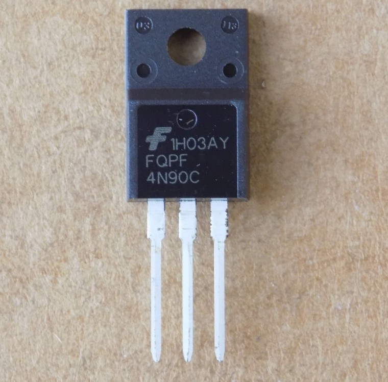 tranzistor-fqpf4n90c Транзистор FQPF4N90C оригінал, TO220F - Зображення 1