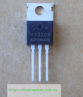 tranzistor-hy3208-hy3208p Транзистор HY3208P ( HY3208 ) оригінал (80V,120A,7.0mR),TO220 - Зображення 1