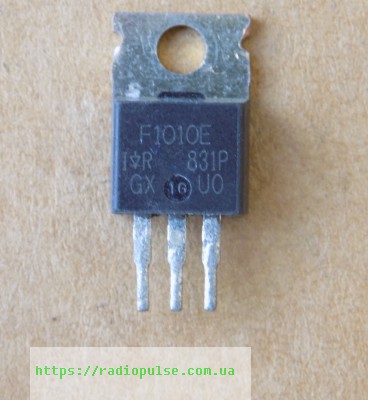 tranzistor-irf1010e-f1010e Транзистор IRF1010E (Заміна для IRF1010N ) оригінал демонтаж(60V,84A) - Зображення 1