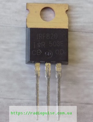 tranzistor-irf820 Транзистор IRF820 оригінал - Зображення 1
