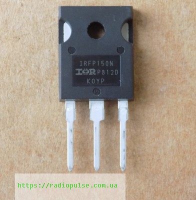 tranzistor-irfp150n Транзистор IRFP150N оригінал (100V,44A,155W,0.03R) , TO247 - Зображення 1