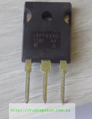 tranzistor-irfp9240 Транзистор IRFP9240 оригінал (200V,12A,150W,0.5R) , TO247 - Зображення 1