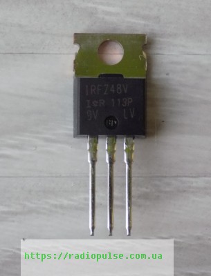 tranzistor-irfz48v Транзистор IRFZ48V оригінал (60V,72A,150W),TO220(Заміна для IRFZ44V ) - Зображення 1