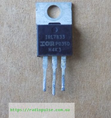 tranzistor-irl7833-e1678474656271 Транзистор IRL7833 (Заміна для IRL2203N ) оригінал демонтаж(30V,150A,3.8mR), TO220 - Зображення 1