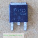 Транзистор KF9N25D ( KF9N25 ) оригінал ( заміна для FQD9N25 , TK8P25DA ) , D-PAK - Зображення 2