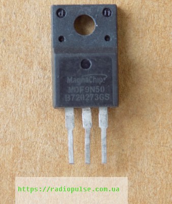 tranzistor-mdf9n50 Транзистор MDF9N50 оригінал демонтаж (заміна для FQPF9N50C , FQPF9N50CF , 9N50 , FQPF5N50C , 5N50C ), TO220F - Зображення 1