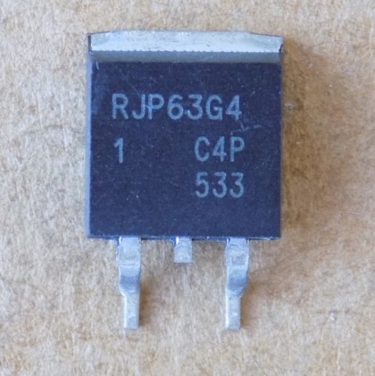 tranzistor-rjp63g4 IGBT-транзистор RJP63G4 , D2PAK - Зображення 1